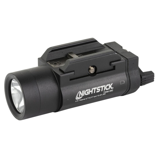 [TWM-350] Nightstick TWM-350 Tactical Weapon-Mounted Light 350 Lumens 12,000 Candela Black 2.5 Hours of Runtime IP-X7 Waterproof 