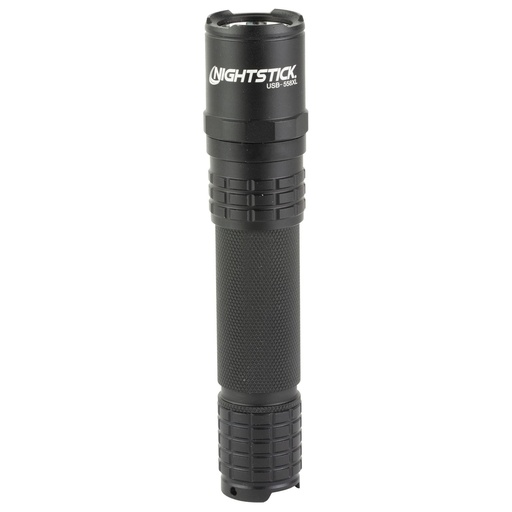 [USB-558XL] Nightstick USB-558XL Rechargeable Tactical Flashlight 1100 Lumens 11,3843 Candela Black 2 Hours of Runtime IP-X7 Waterproof 