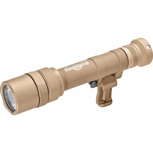 [M640U-TN-PRO] Surefire M640U Scout Pro Flashlight LED 1000 Lumens Tan 1913 Picatinny Mount installed MLOK Mount included Z68 On/Off Tailcap 