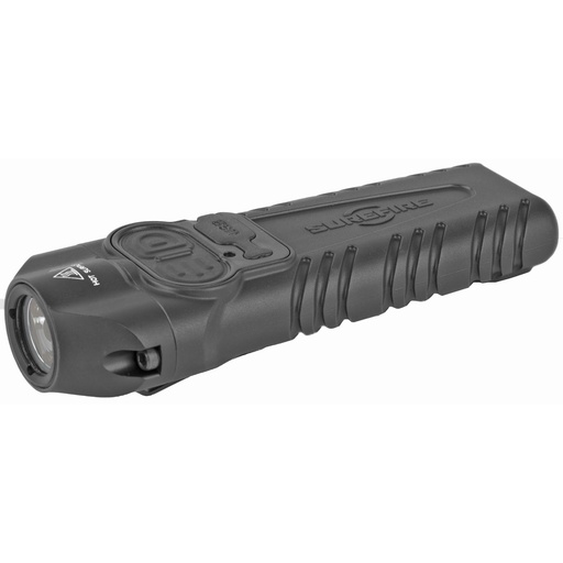 [PLR-B] Surefire STILETTO Flashlight High 1,000 Lumens Medium 300 Lumens Low 25 Lumens Tactical Switch with Optional Strobe Programmable Black Mil-Spec Hard Anodized Aluminum Body Black Melonite Coated Pocket Clip 