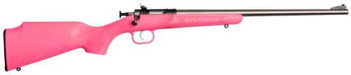 Crickett Youth 22 LR 16.12" Stainless Barrel 1Rd Pink