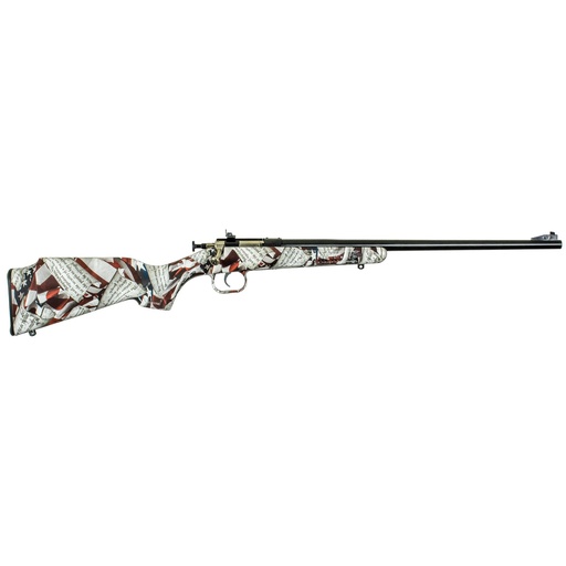 [KSA2168] Crickett Youth Amendment 22 LR 16.12" Blued Barrel & Receiver 1Rd Blue