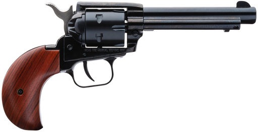 Heritage Mfg Rough Rider  22 LR/22 WMR 6 Shot 4.75" Steel Black Barrel Cocobolo Bird Head Grip 