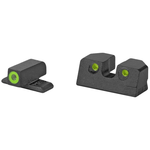 [0401103111] Meprolight Hyper-Bright Tritium Sight Set Green Front/Green Rear Fits Sig Sauer - All P Series 9MM/357SIG 