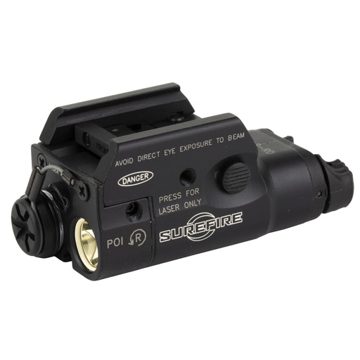 [XC2-B-RD] Surefire XC2-B-RD Weaponlight Fits Pistol and Picatinny Rails 300 Lumen Red Laser Black 