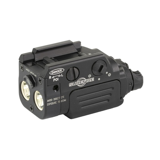 [XR2-A-RD] Surefire XR2-A-RD Rechargeable Weaponlight w/Laser Fits Pistol and Picatinny Rails 800 Lumens Red Laser Black 
