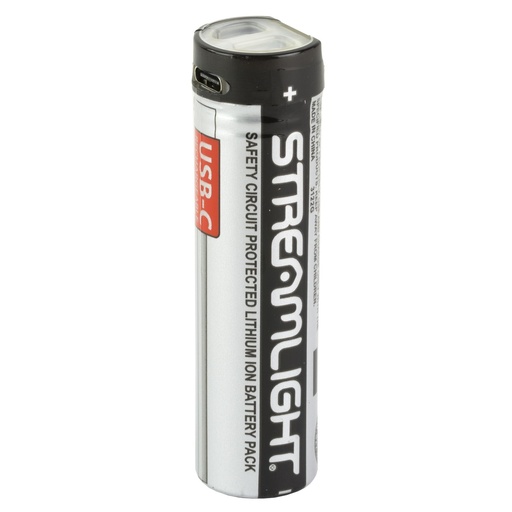 [22111] Streamlight SL-B50 USB-C Rechargeable Battery 1 Pack Black and Silver 