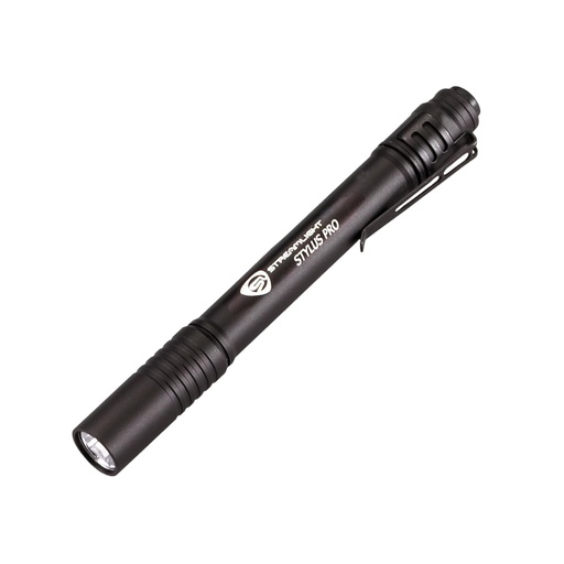 [66118] Streamlight Stylus Flashlight White LED 100 Lumen Black 2X AAA Batteries 