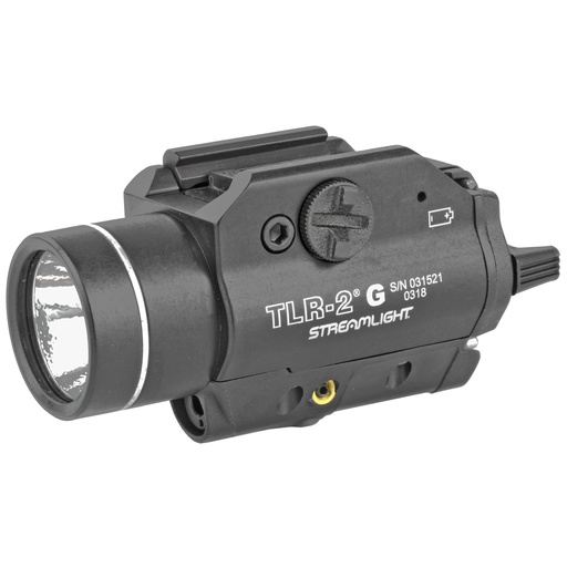 [69250] Streamlight TLR-2 G Tac Light With Laser C4 LED 300 Lumens Strobe Green Laser Laser Sight Black 