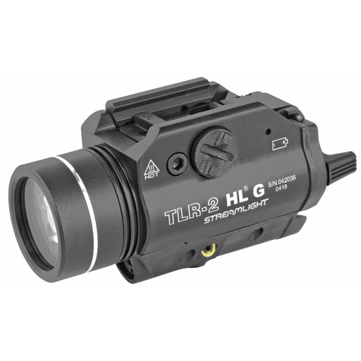 [69265] Streamlight TLR-2 HLG Tac Light w/laser Black Includes Rail Locating Keys Fits Glock Style 1913 Picatinny S&W 99/TSW and Beretta 92 1000 Lumens 