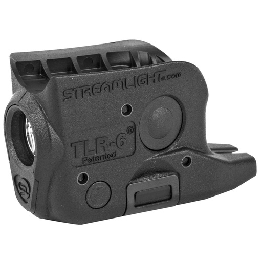 [69280] Streamlight TLR-6 Weaponlight Fits Glock 42/43, White LED 100 Lumens Includes 2 CR 1/3N Lithium Batteries Black 