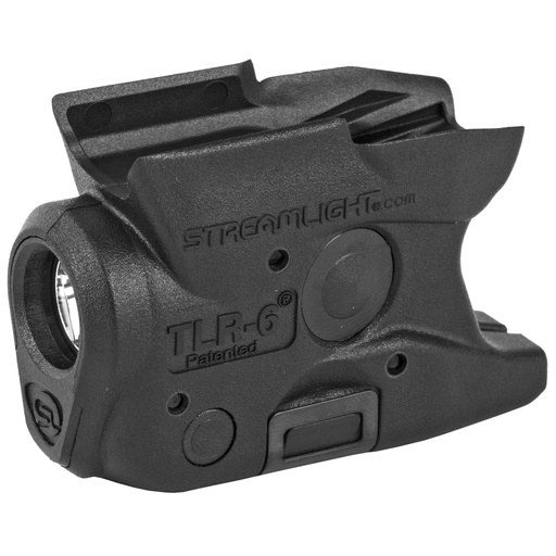 [69283] Streamlight TLR-6 Weaponlight Fits S&W M&P Shield White LED 100 Lumens Includes 2 CR 1/3N Lithium Batteries Black 