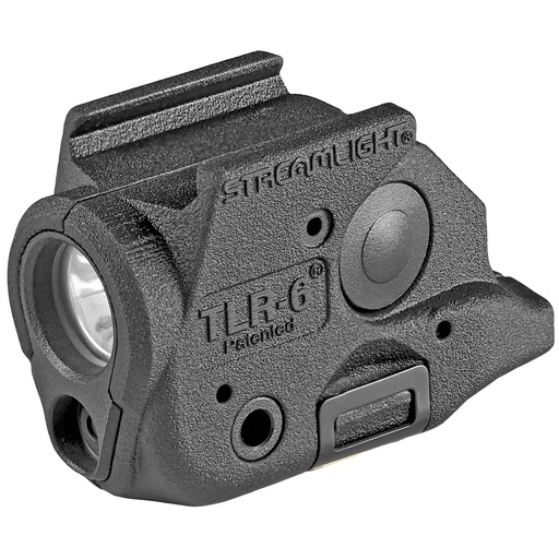 [69287] Streamlight TLR-6 Tac Light with Laser For Springfield Hellcat Black C4 LED 100 Lumens Red Laser 2x CR1/3 N Lithium Batteries 