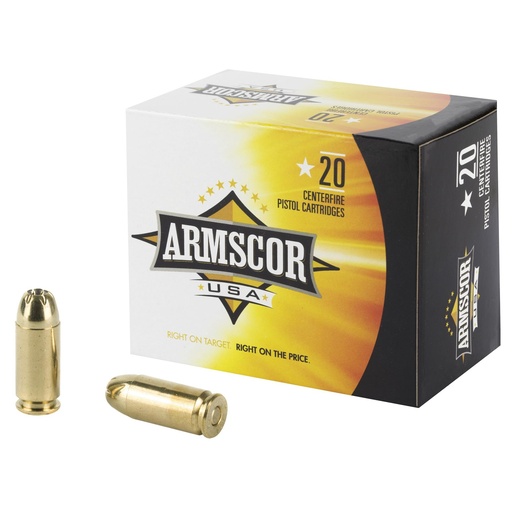 [AC40-3N] Armscor 40 S&W 180 Grain Jacketed Hollow Point 20 Round Box 