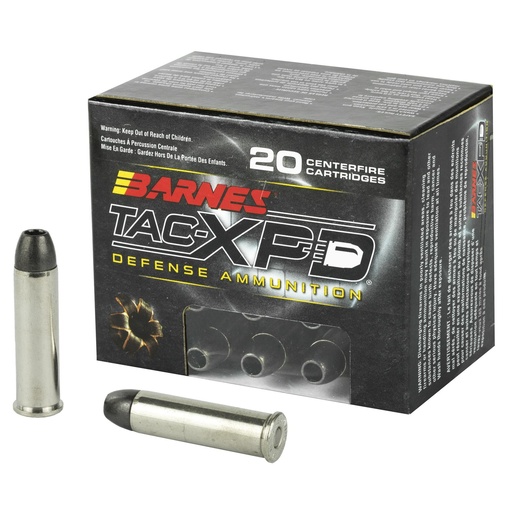 [21550] Barnes TAC-XPD 357 MAG 125 Grain TAC-XP Hollow Point Lead Free 20 Round Box California Certified Nonlead Ammunition 