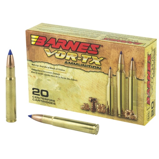 [21581] Barnes VOR-TX 35 Whelen 180 Grain Tipped Triple Shock X Lead Free 20 Round Box California Certified Nonlead Ammunition 
