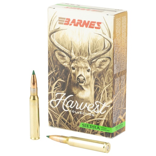 [32403] Barnes Harvest Collection 30-06 Springfield 180 Grain Tipped Game King 20 Round Box 