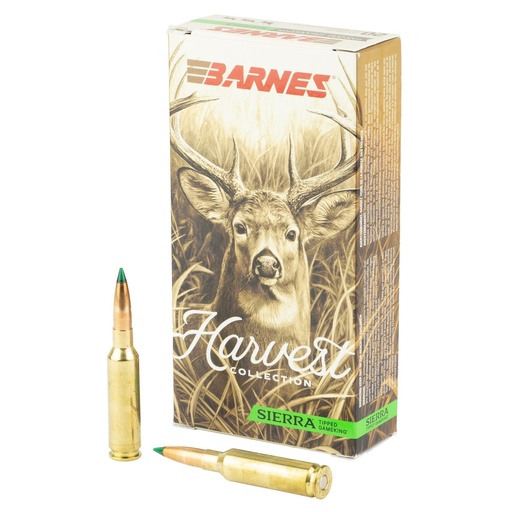 [32400] Barnes Harvest Collection 6.5 Creedmoor 140 Grain Tipped GameKing 20 Round Box 