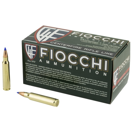 [223HVB50] Fiocchi Ammunition Rifle 223 Remington 40 Grain V-Max 50 Round Box 
