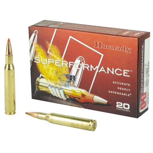 [80543] Hornady SuperFormance 270WIN 130 Grain SST 20 Round Box 