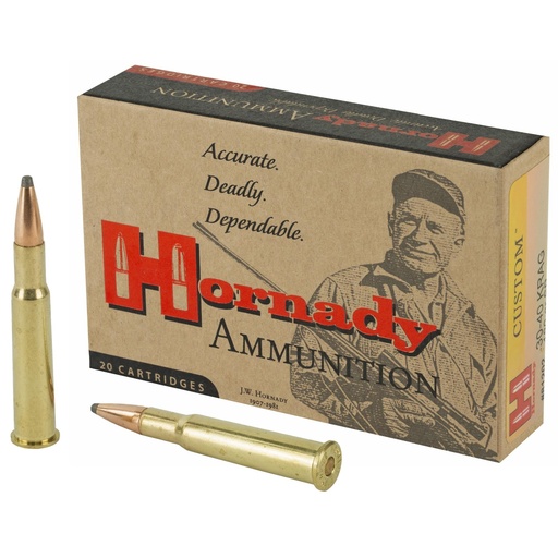 [81202] Hornady Custom 30-40 Krag 180 Grain Soft Point 20 Round Box 