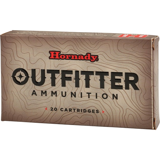 [814874] Hornady Outfitter 6.5 Creedmoor 120 Grain CX 20 Round Box 