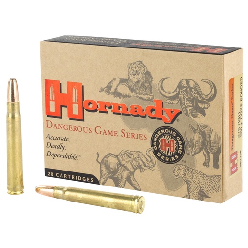 [82334] Hornady Dangerous Game 375H&H 300Gr DGX Bonded 20 Rounds Per Box 