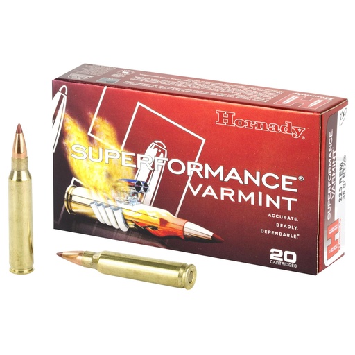 [83266] Hornady Superformance Varmint 223 Rem 35 Grain NTX Lead Free 20 Round Box California Certified Nonlead Ammunition 