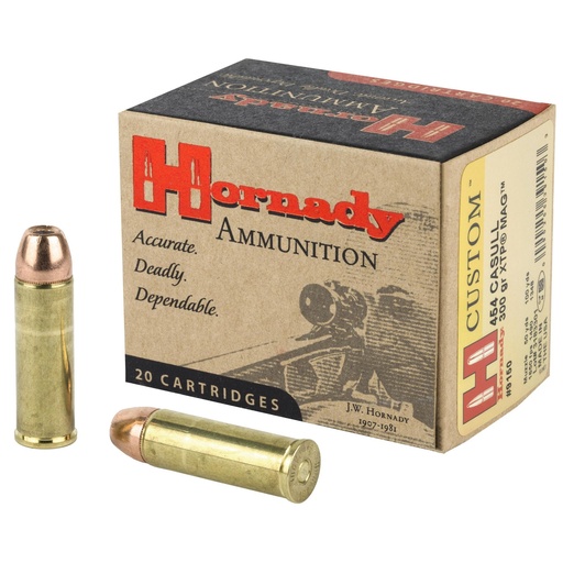 [9150] Hornady Custom 454 Casull 300 Grain Jacketed Hollow Point 20 Round Box 