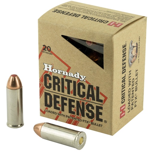 [92790] Hornady Critical Defense 45 Colt 185 Grain FTX 20 Round Box 