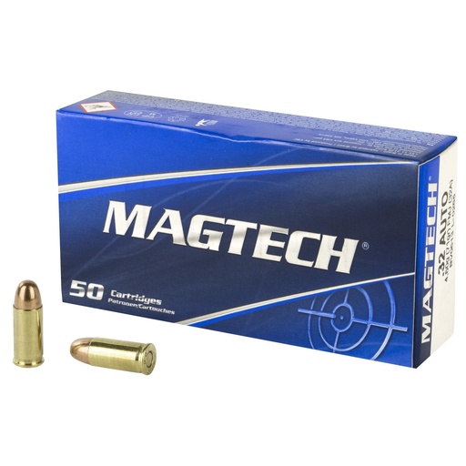 [32A] Magtech Sport Shooting 32ACP 71 Grain Full Metal Case 50 Round Box 