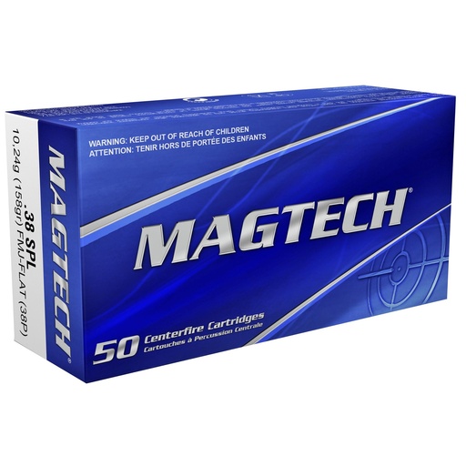 [38P] Magtech Sport Shooting 38 Special 158 Grain Full Metal Jacket 1000 Round Case 