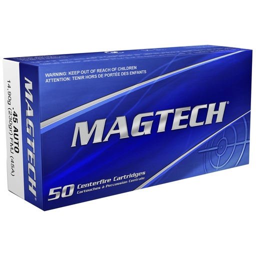 [45A] Magtech Sport Shooting 45ACP 230 Grain Full Metal Jacket 1000 Round Case 