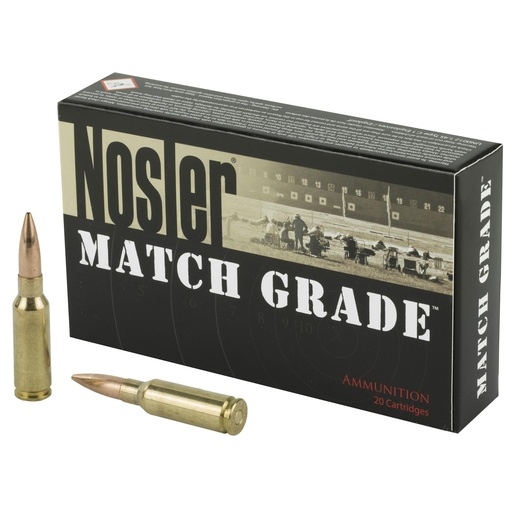 [44501] Nosler Custom Competition 6.5 Grendel 123 Grain Rifle Ammunition 20 Round Box 