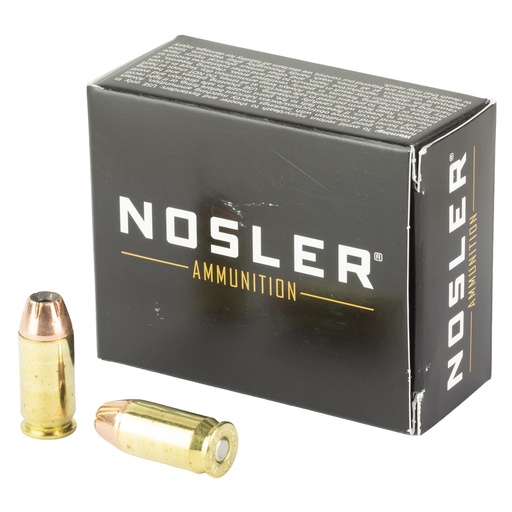 [51278] Nosler Assured Stopping Power 45ACP 185 Grain Jacketed Hollow Point 20 Round Box 