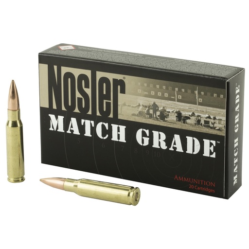 [60054] Nosler Rifle 308WIN 168 Grain Custom Competition 20 Round Box 