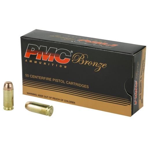 [40D] PMC Bronze 40S&W 165 Gr FMJ 50/Bx 