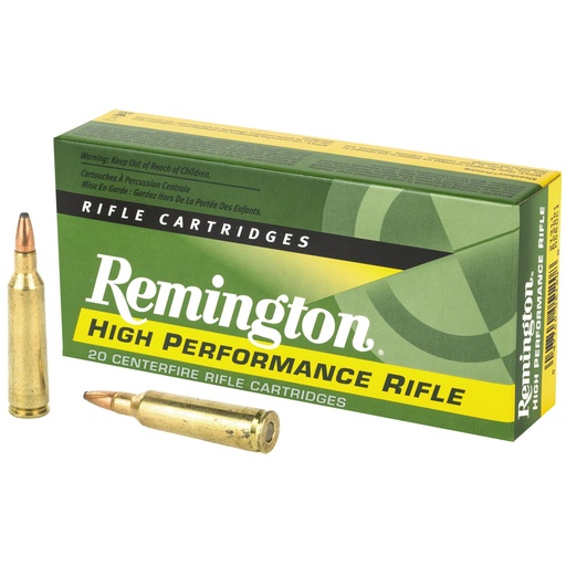 [21311] Remington High Performance 22-250 55 Grain Pointed Soft Point 20 Round Box 