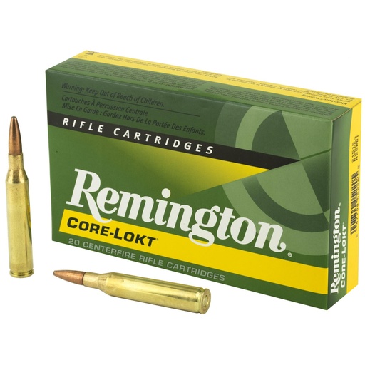 [21515] Remington Core Lokt 25-06 REM 120 Grain Pointed Soft Point 20 Round Box 