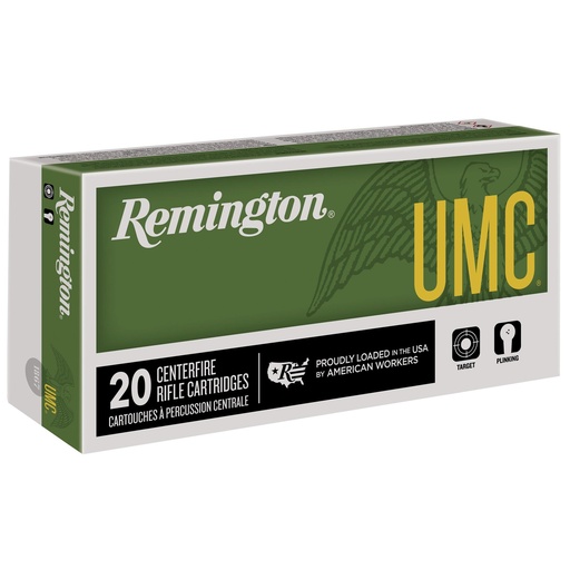 [23661] Remington UMC 450 Bushmaster 260 Grain Full Metal Jacket 20 Round Box 
