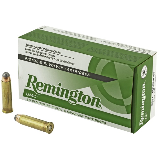 [23738] Remington UMC 357 Magnum 125 Grain Jacketed Soft Point 50 Round Box 