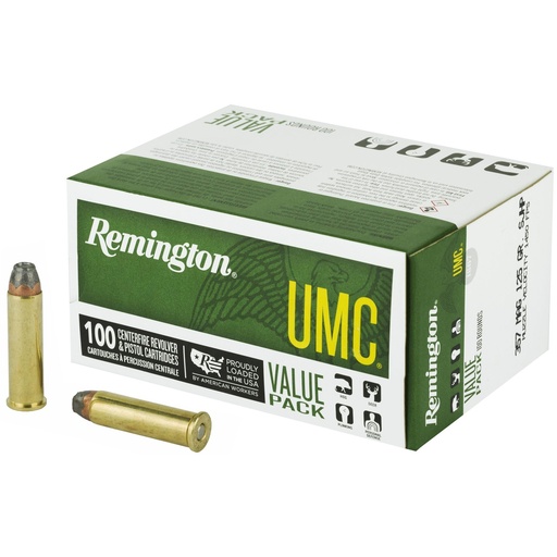 [R23970] Remington UMC 357 Magnum 125 Grain Semi Jacketed Hollow Point Value Pack 100 Round Box 