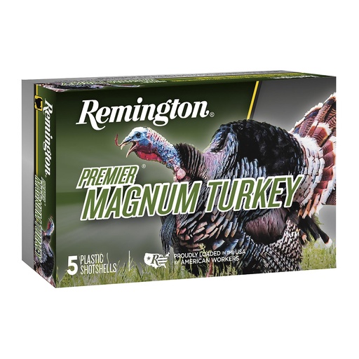 [26805] Remington Magnum Turkey 12 Gauge 3 #6 2oz Copper 5 Rounds Per Box 