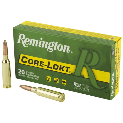 [27657] Remington 6.5 Creedmoor 140 Pointed Soft Point 20 Round Box 