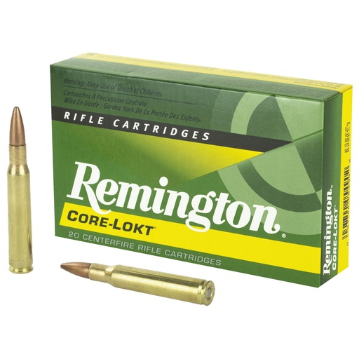 [27828] Remington Core Lokt 30-06 180 Grain Pointed Soft Point 20 Round Box 