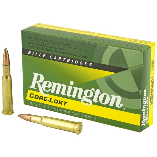 [28345] Remington Core Lokt 3040 Krag 180 Grain Pointed Soft Point 20 Round Box 