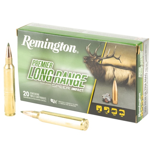[R21347] Remington Speer Impact 300 Remington Ultra Magnum 190 Grain Polymer Tip 20 Round Box 