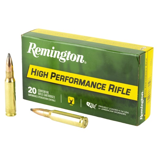 [R21473] Remington High Performance Rifle 308 Winchester Pointed Soft Point 180 Grain 20 Round Box 