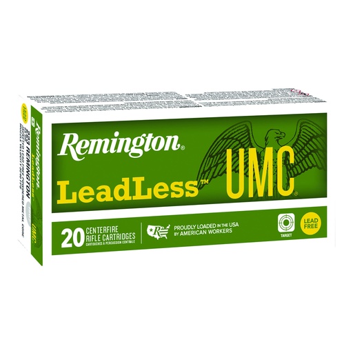 [R23809] Remington UMC Leadless 9MM 100 Grain Lead Free 50 Round Box 