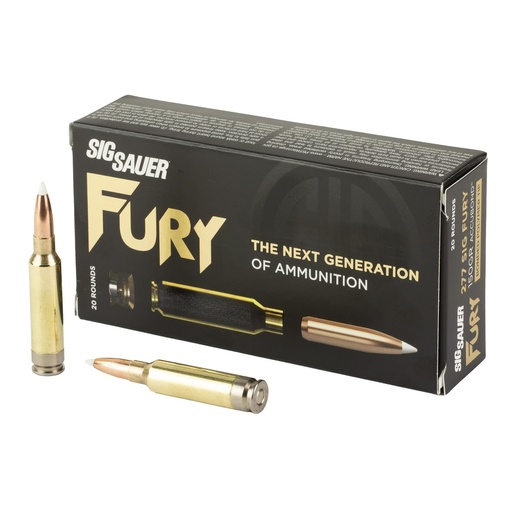 [H277SFAB150-20] Sig Sauer FURY Hybrid Case 277 Fury 150 Grain Accubond Ballistic Tip 20 Round Box 